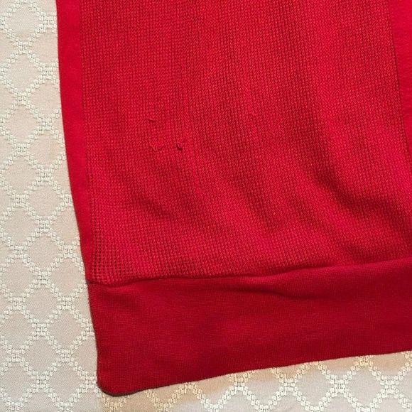 Size 3X Men's Alan Stuart Red Short Sleeve Polo Style Waistband - Picture 7 of 8